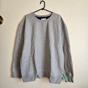 NWT Champion Men's Pullover Sweatshirt, Gray, Sz 2XL
